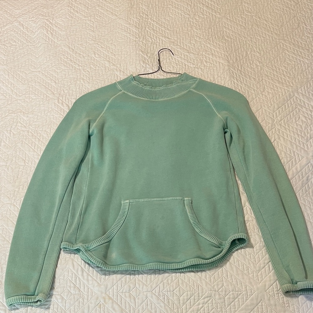 Mint Green Women's Turtleneck Sweater